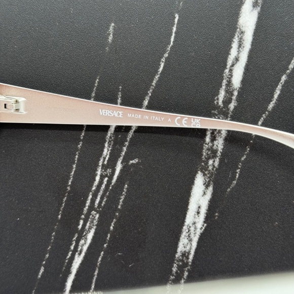 NEW VE2265 100011 VERSACE MOD 2265 1000/11 SILVER VE2265 1000/11 SUNGLASSES - Picture 15 of 16